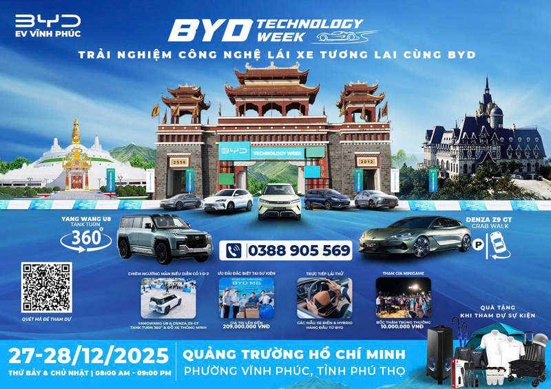 BYD Technology Week : Trải Nghiệm Công Nghệ Đỉnh Cao, BYD ATTO 2 Gây Ấn Tượng Mạnh